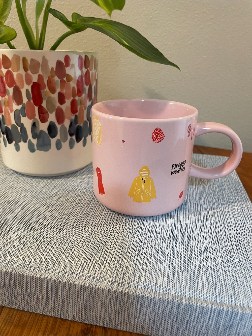 Starbucks x ban.do 2018 βStay Cozyβ Sweater Weather Mug β 12 oz Pink
